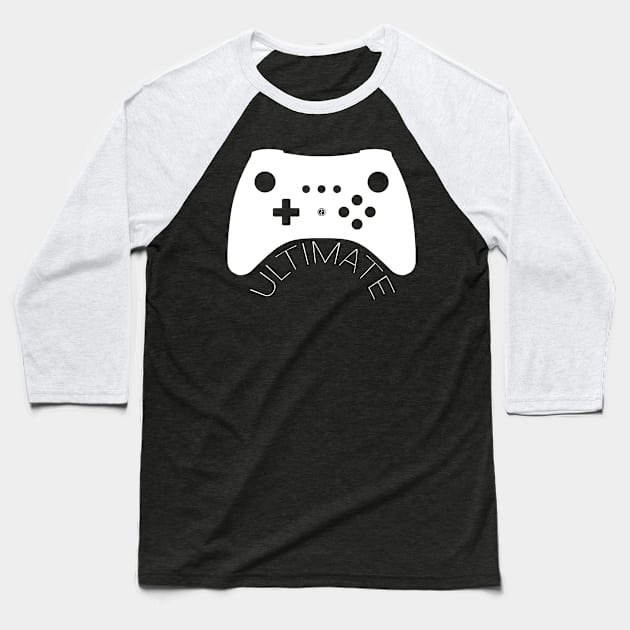 Ultimate Gamer - Video Game Lovers Graphic Statement Baseball T-Shirt by MaystarUniverse